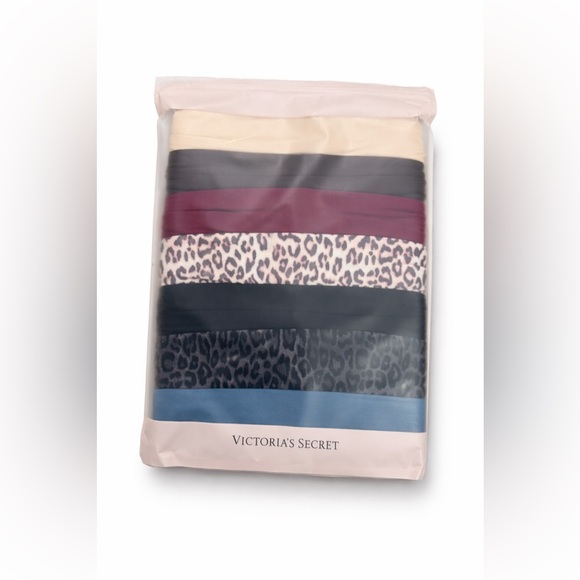 Victoria's Secret Other - Victoria’s Secret Cheeky Panty 7-Pack XXL NWT Multicolor Leopard & Solid Bundle